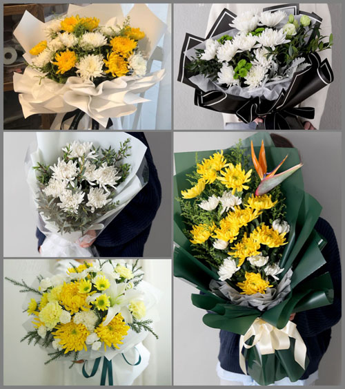 贵州六盘水六枝特区九龙街道平寨村白事花束代送